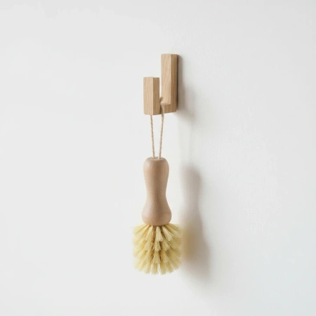 Wieszak Drewniany 3 szt. Samoprzylepny na Skarpety Mikołaja Kominek Dekoracje