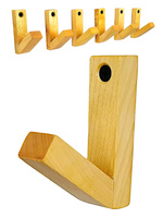 Jasny Wieszak z drewna do przedpokoju – naturalne drewno, ręczne wykonanie - Klon