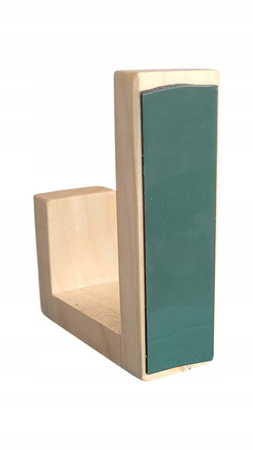 Drewniany Wieszak Ścienny na Skarpety Mikołaja Kominek Świąteczny Klon