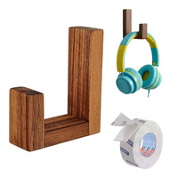 Drewniany Wieszak na Skarpety Mikołaja na Kominek Ścianę Świąteczny Orzech