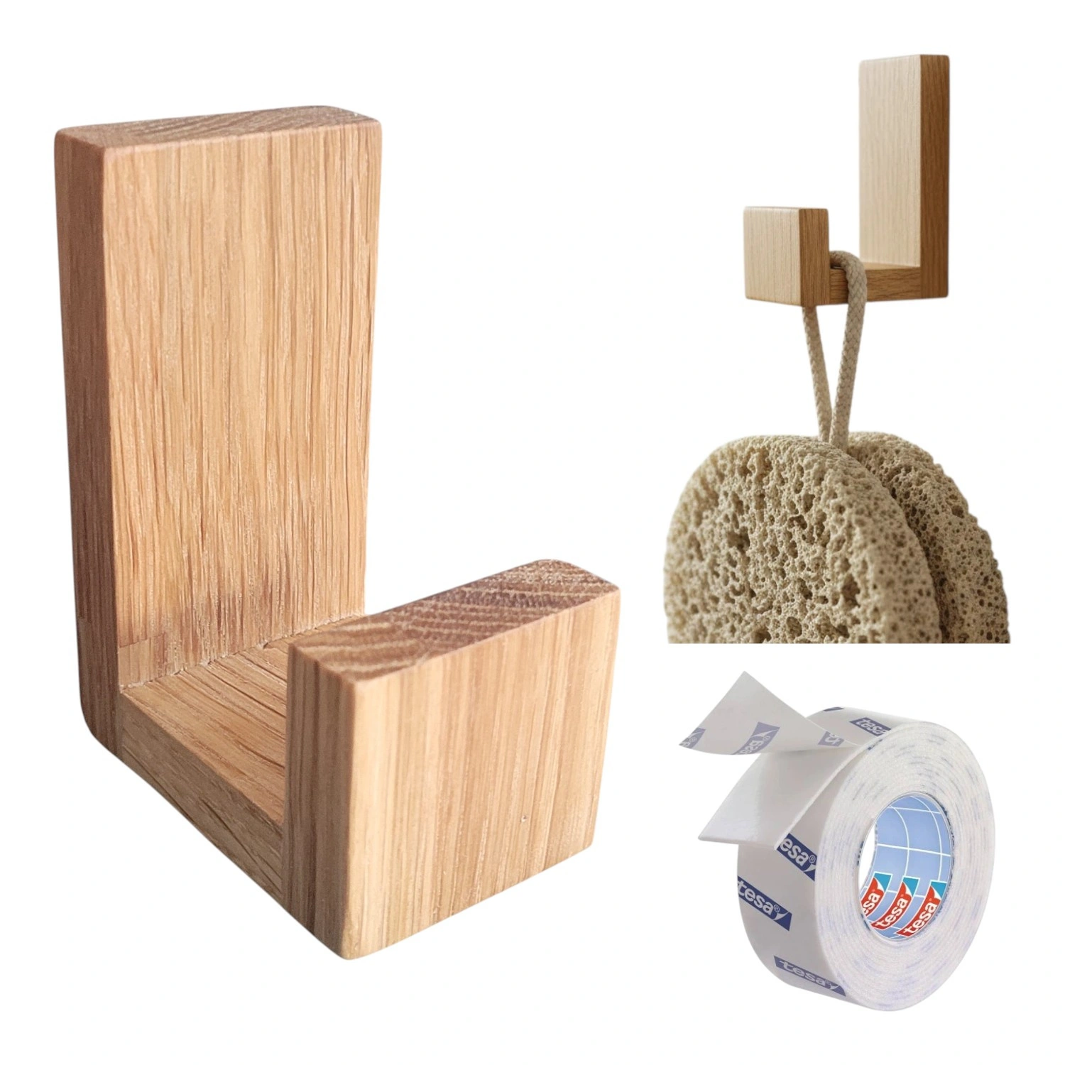  Drewniany Wieszak Samoprzylepny na Skarpety Prezenty Kominek Dębowy Haczyk pol_pl_-Drewniany-Wieszak-Samoprzylepny-na-Skarpety-Prezenty-Kominek-Debowy-Haczyk-132_1