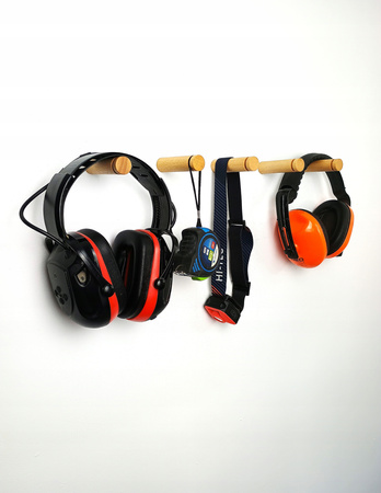 Drewniany wieszak ścienny Kołek 8 cm - na Ubrania Ręczniki Spodnie - Buk