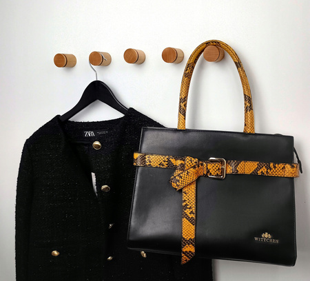 Okrągłe wieszaki do Przedpokoju Drewniane 5,5 cm – Haczyki na ścianę 35 mm Buk