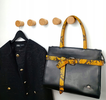 Okrągły Haczyk Drewniany Ścienny 3 szt. – 5,5 cm - Wieszaki Ścienne Drewniane 45 mm Buk