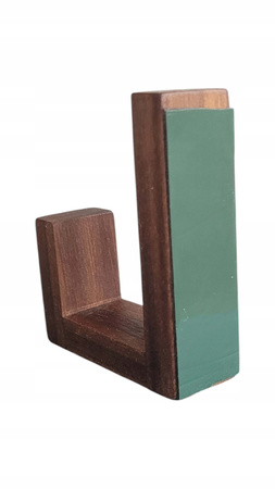 Drewniany Wieszak na Skarpety Mikołaja na Kominek Ścianę Świąteczny Orzech