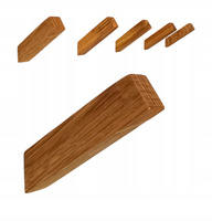 Drewniany wieszak dębowy na Kwiaty - Makramę - Kinkiet – naturalny, ścienny