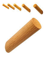 Wieszak Drewniany - Kołek 8 cm na Ubrania - Kwiaty - Makramy - Ręczniki - Akcesoria - Bukowy