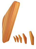 Trójkątne Drewniane Wieszaki Modrzew – Na Ubrania, Ręczna Robota