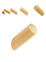 Drewniany Wieszak do Przedpokoju na Ubrania 6 cm – funkcjonalny haczyk ścienny